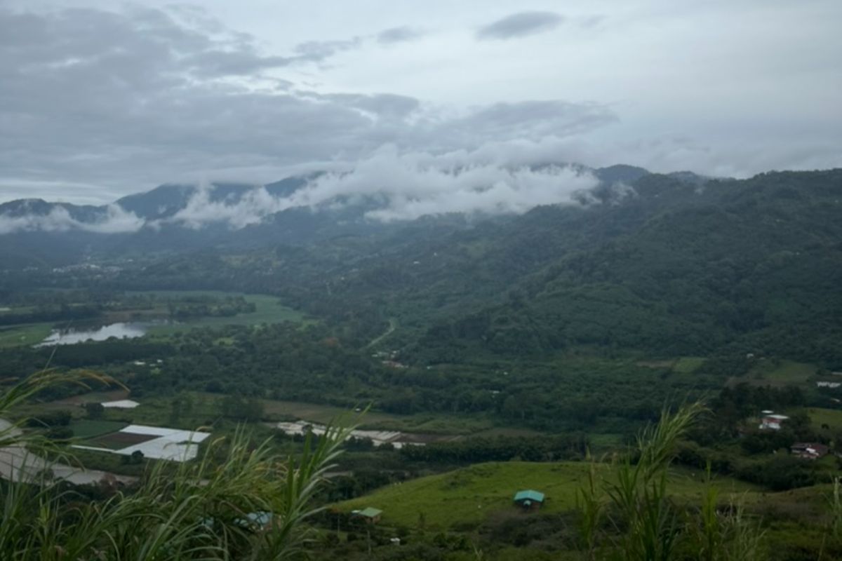 Orosi Panorama d'Orosi au Costa Rica