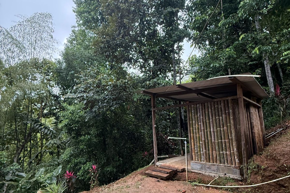 maison une petite maison sur le territoire Bribris au Costa Rica