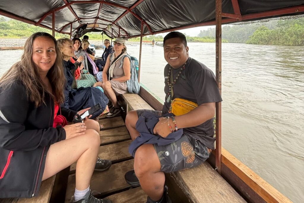 la traversée du fleuve Sixaola au Costa Rica