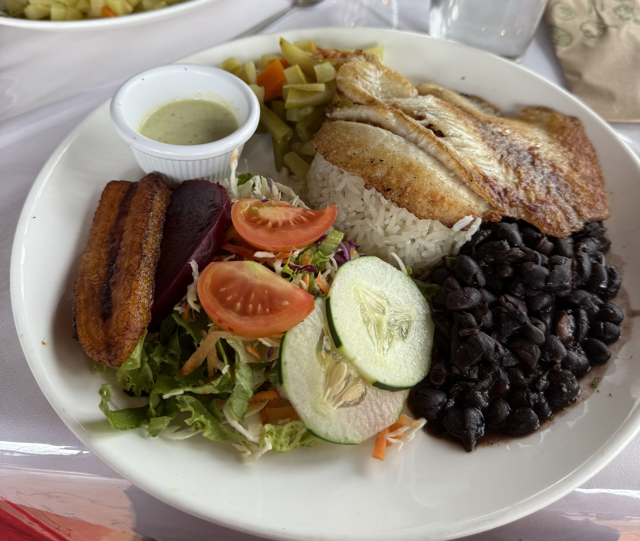 Casado poisson Casado au poisson, plat typique du Costa Rica